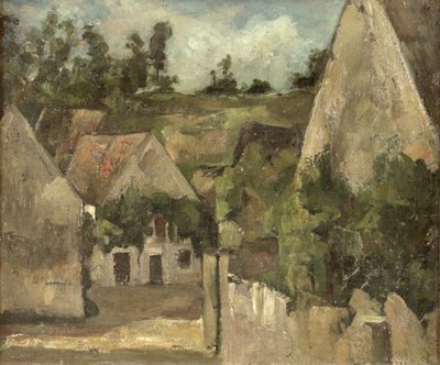 Crossroads at the Rue Remy, Auvers by Paul Cézanne
